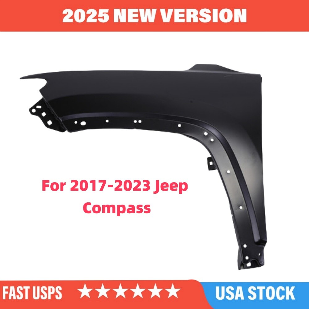 2017-2023 Jeep Compass Left Front Driver Side Fender Primed Steel