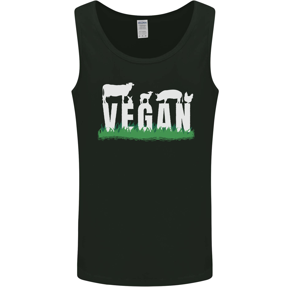 Vegan Field Mens Vest Tank Top