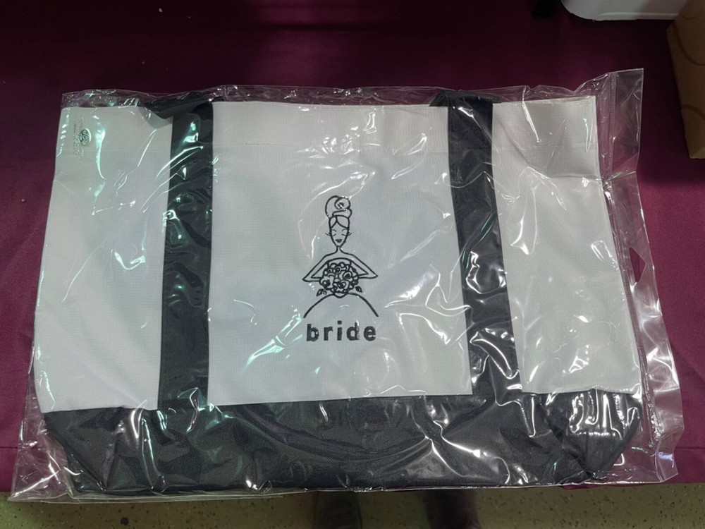 bridal tote bag.  Large Tote Bag for the Bride. Never been open.