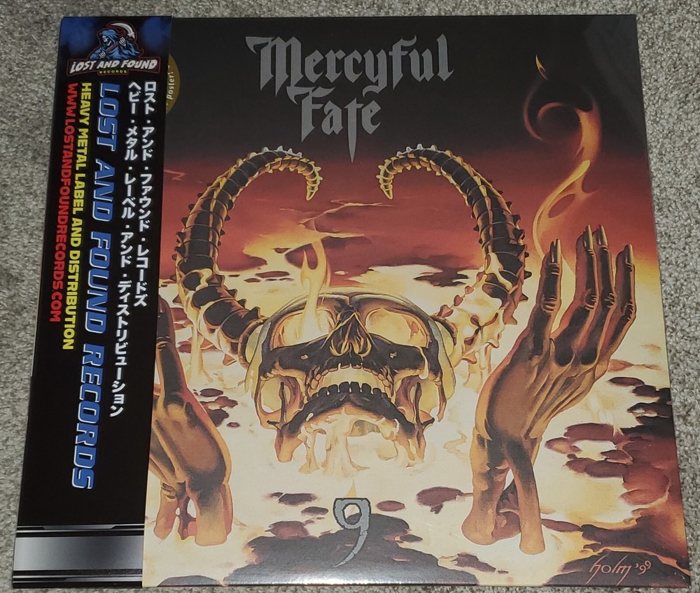 Mercyful Fate-9 LP sealed yellow/blue 180g w/promo OBI Metal Blade