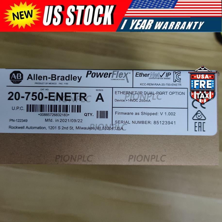 Factory Sealed Allen-Bradley 20-750-ENETR 750 2-P ENet/IP Module AB  US Free Tax