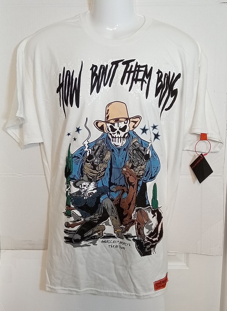 How About Them Boys Texas BrandX White Shirt Mens XL