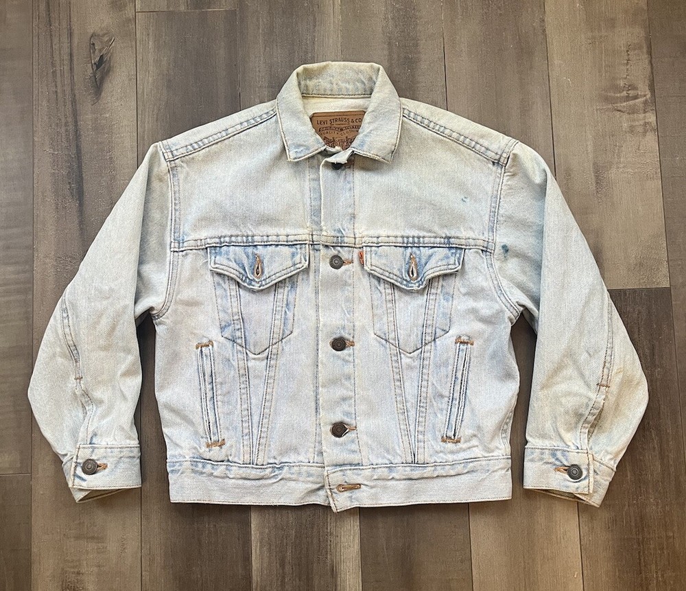 Vintage Levi’s Orange-Tab Women’s Denim Jean Jacket Size Small Made in USA