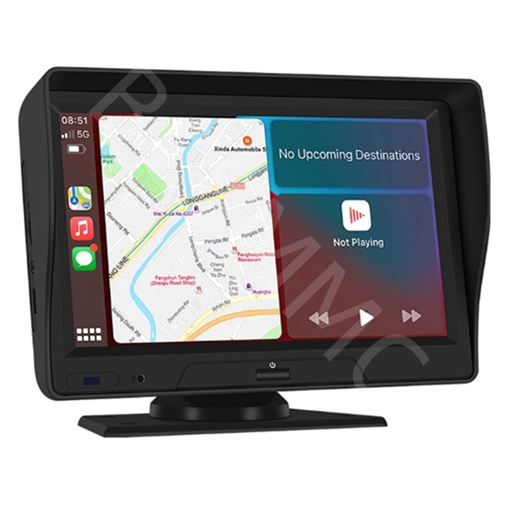 7in Apple CarPlay Stereo Dash Cam with DVR Navigation and Loop Recording