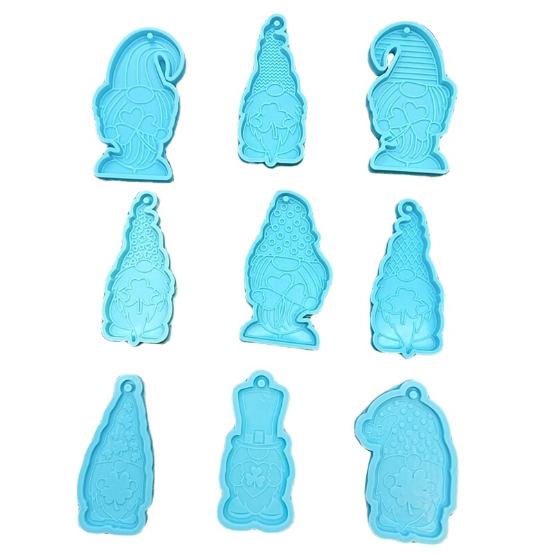 Clover Keychain Silicone Mold for DIY Epoxy Resin Crafts