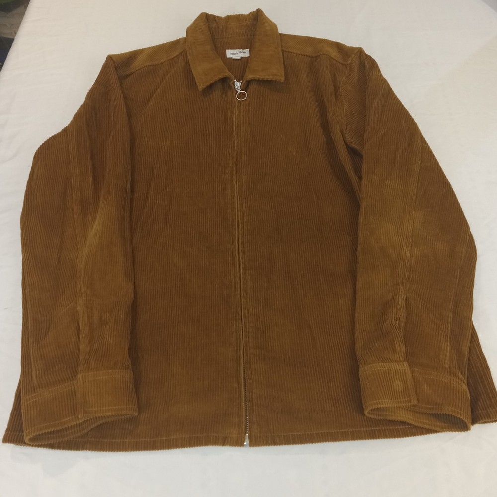 Frank & Oak Men's Corduroy Full Zip Jacket Size Large