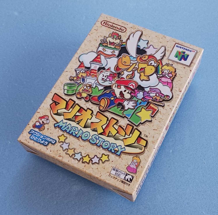 Mario Story N64 CIB Complete Tested Working Nintendo 64 Japan Paper Mario Boxed