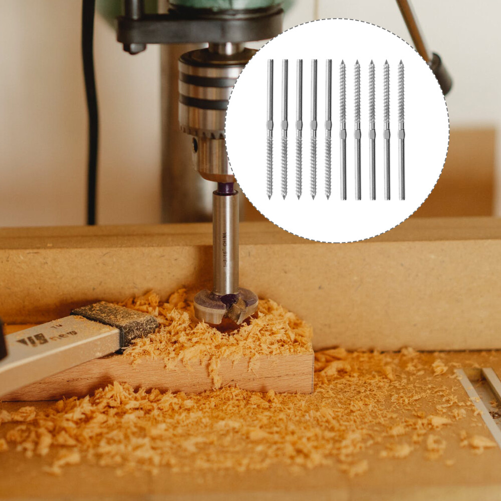 10 Pcs Cords Straight Wood Screws Wire Rope Cable Fittings Man