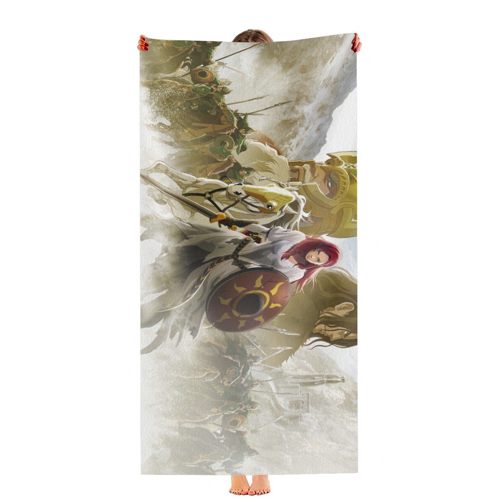 The War of the Rohirrim Beach Towel Quick Drying Microfiber 30