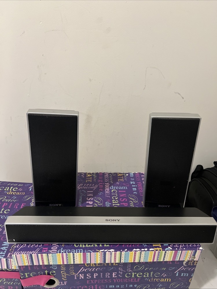 SONY -Set Of 3 Speakers Home Theater Surround Sound  Model No. SS-TS72/SS-CT72