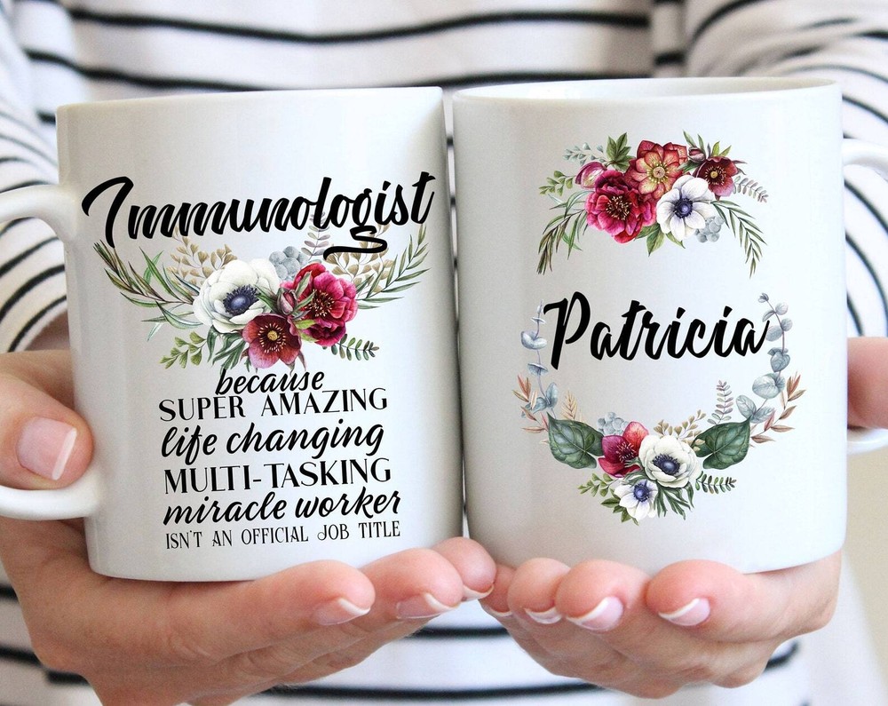 Personalized Immunologist Gift For Women L Thank You Appreciation Birthday