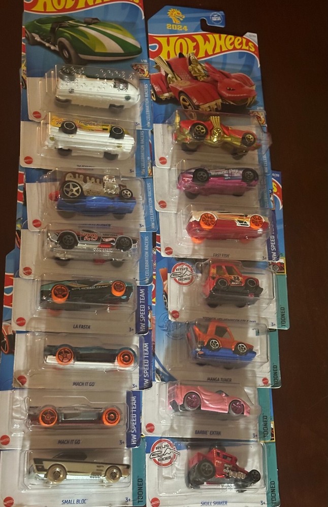 #HOT WHEELS# CELEBRATION RACERS# TOON'D # SPEED TEAM # NEW# DEALS # ASSORTED #