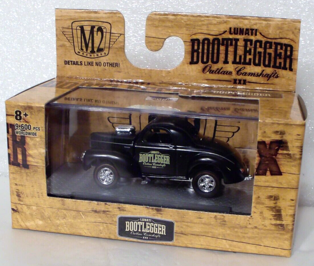 M2 Machines Bootlegger 1941 Willys Coupe Gasser 1:64 Diecast