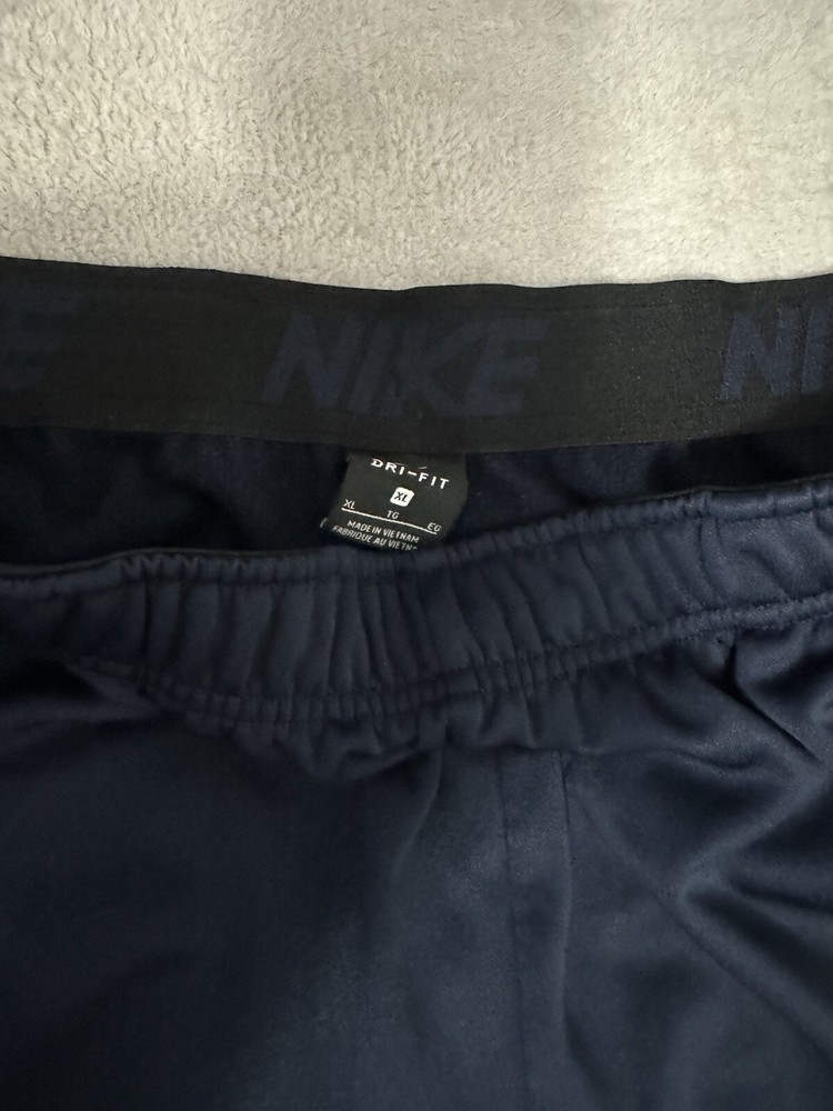 Nike Mens Size XL Sweatpants Dri Fit Pants Navy Blue No String