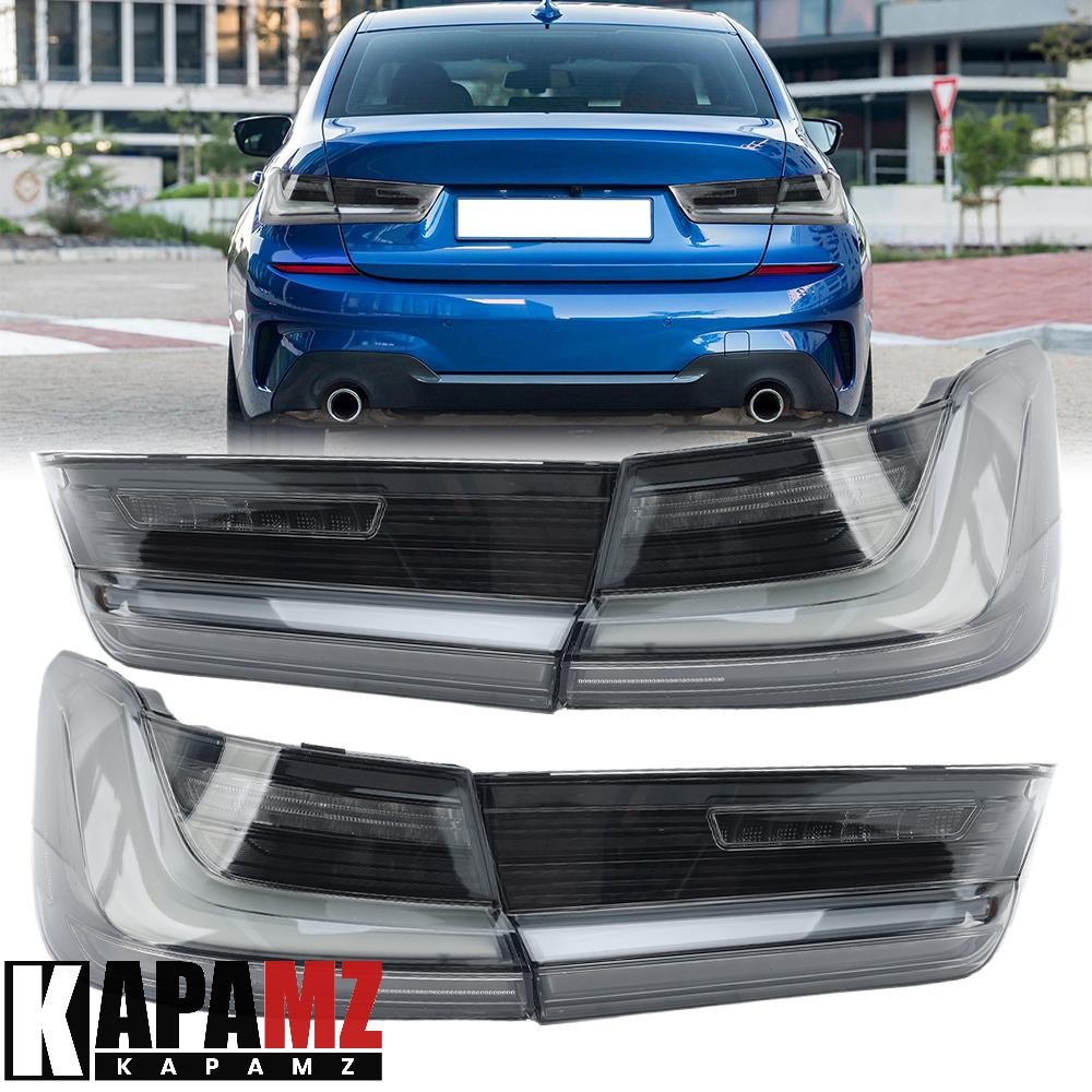 LED Tail Light For BMW 3 Series G20 G80 M3 2019-2025 Rear Lights Smoked White
