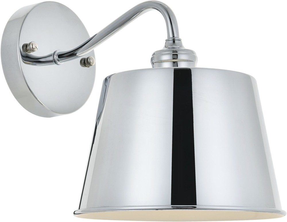 Elegant LD4059W8 Chrome Nota 9-Inch Single Light Wall Sconce in Sleek Chrome Finish