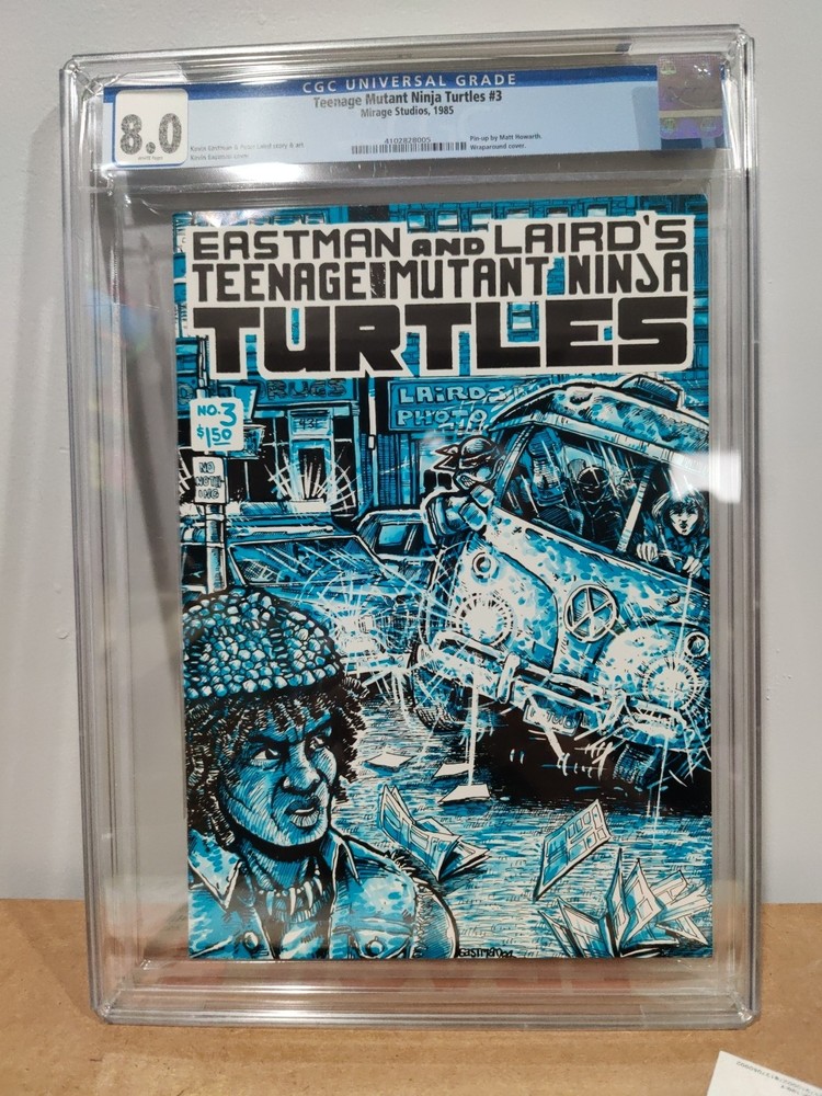 Teenage Mutant Ninja Turtles #3 1st Printing CGC 8.0 1985 - White Pages