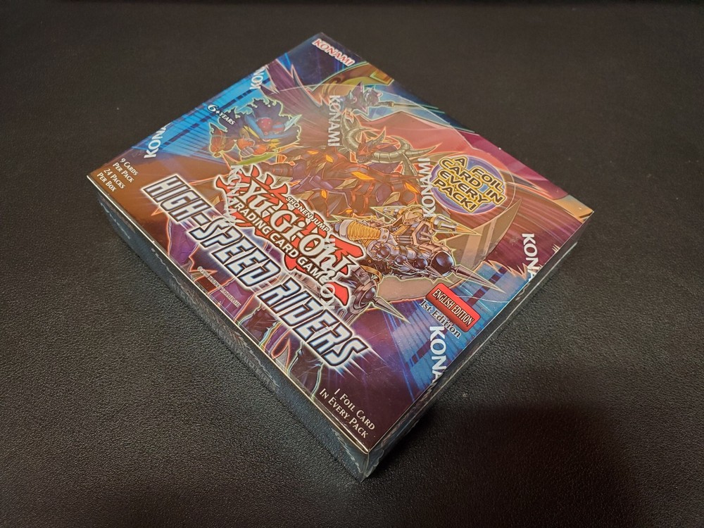 2015 Yugioh High-Speed Riders 1st Edition Booster Box [24-Packs] Sealed