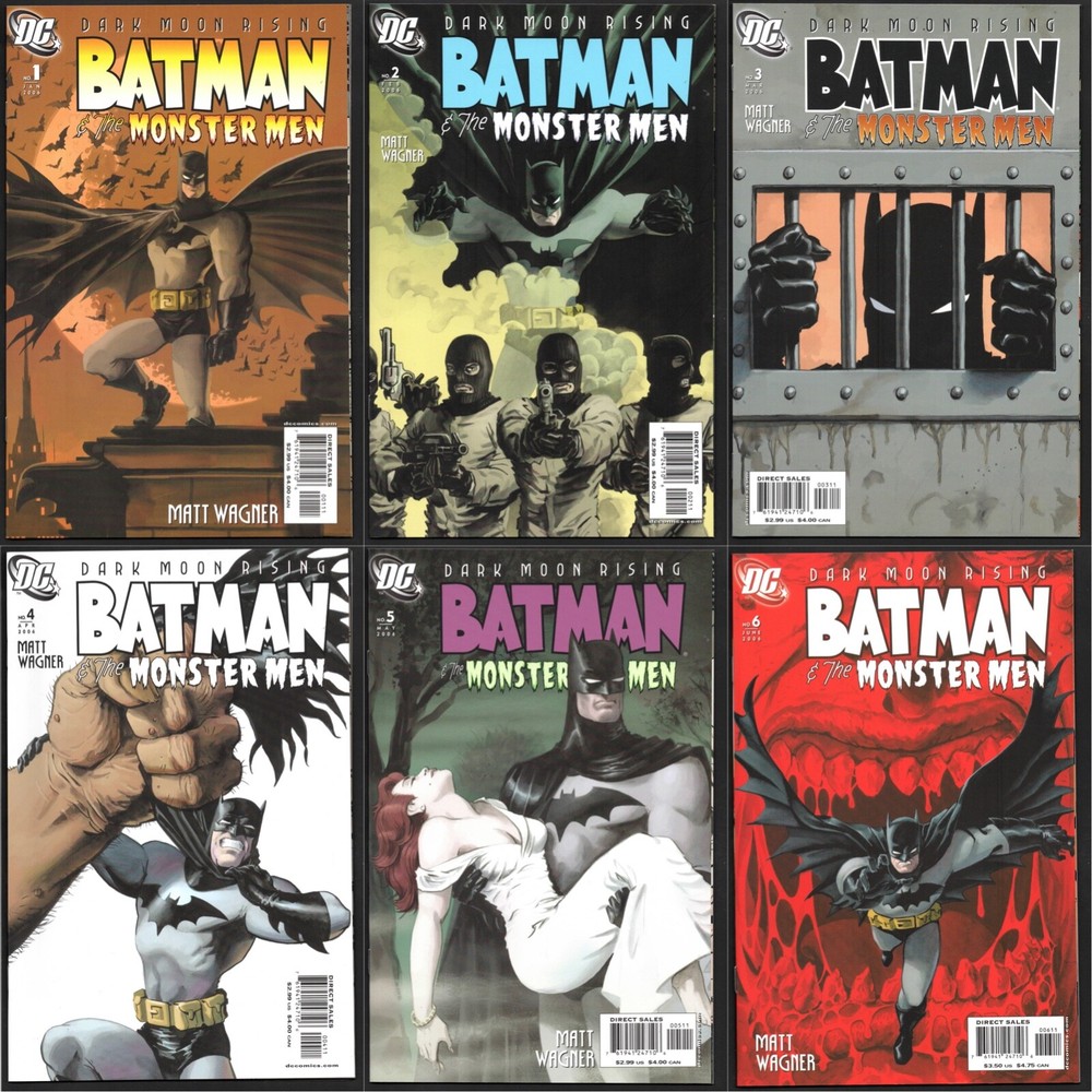 Batman: The Monster Men #1 2 3 4 5 6 (of 6) (DC, 2006) Matt Wagner NM