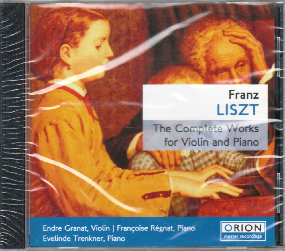 Liszt Complete Violin and Piano Works Granat Regnat Trenkner CD 2006