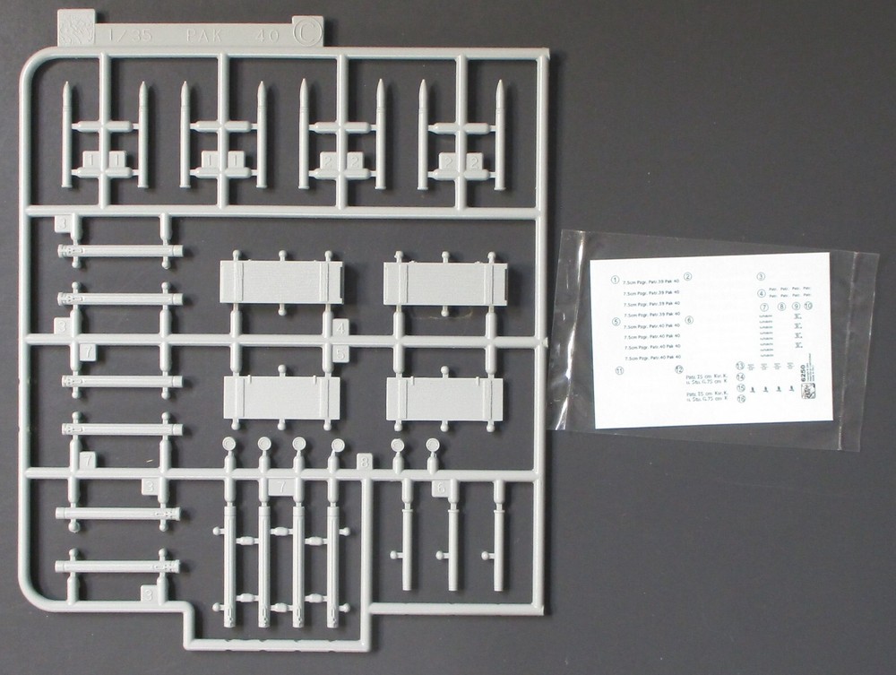 1/35 Scale Cyber Hobby Marder III Ausf. M Parts Tree C - Kit 6468-image