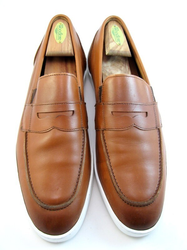 Allen Edmonds Randolph Leather Penny Loafers in Chili Size 10 B 107N