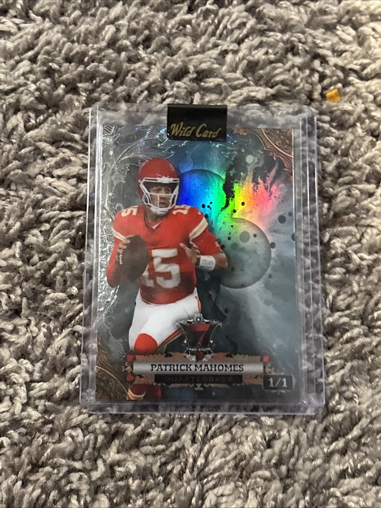 Patrick Mahomes 1/1 Wild Card  New 7 Card Stud Release ￼
