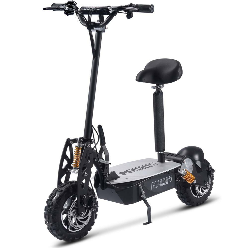 MotoTec MT-2000W Electric Scooter 48V 2000W - Black