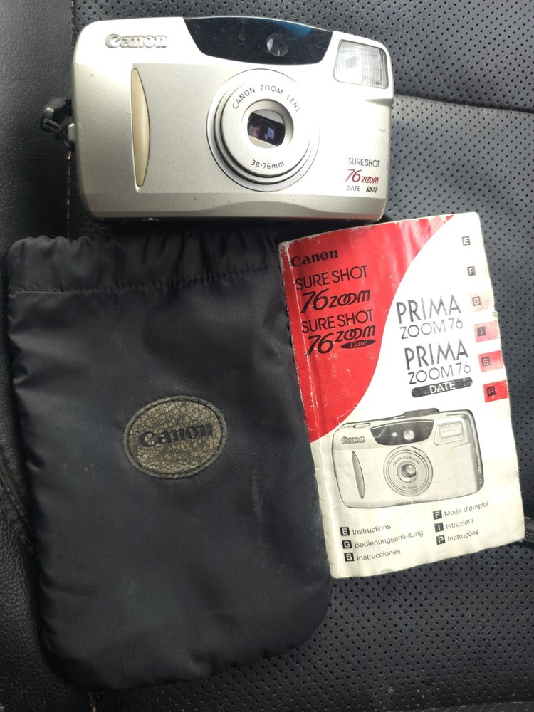 Canon Sure Shot 76 Zoom 35mm Point & Shoot Film Camera