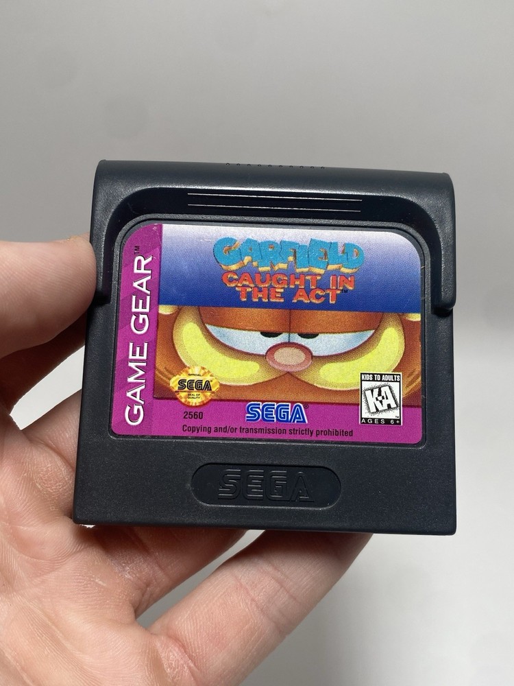 Garfield Caught in the Act Sega Game Gear Cartridge Only