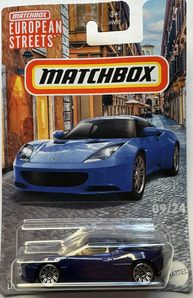 Matchbox 2024 EUROPEAN STREETS 2008 Lotus Evora 09/24