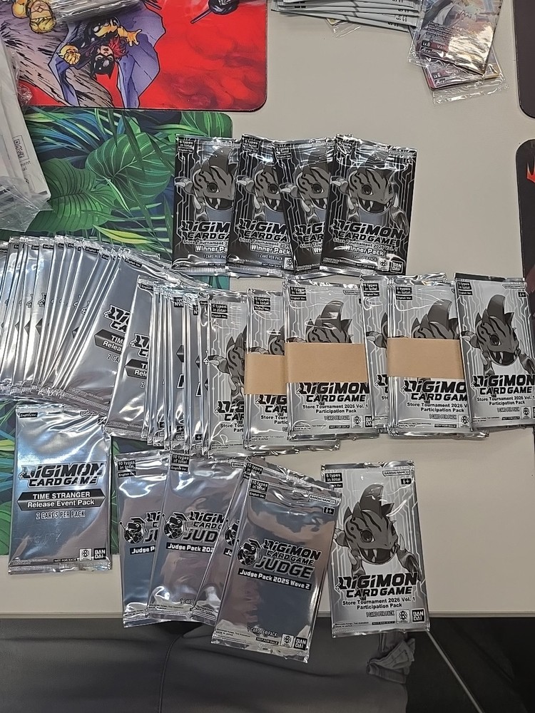 Sealed Tournament Packs Lot Of Digimon