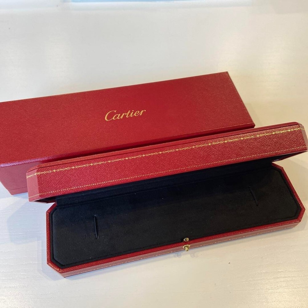 Cartier bracelet case necklace case empty box Jewelry case Check description