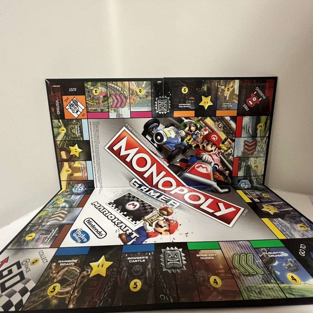🎈Monopoly Game Mario Kart Replacement Parts Game Board LUIGI PEACH TOAD Yoshi
