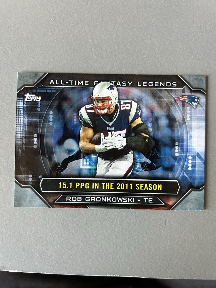 2015 Topps - All-Time Fantasy Legends #ATFL-RG Rob Gronkowski