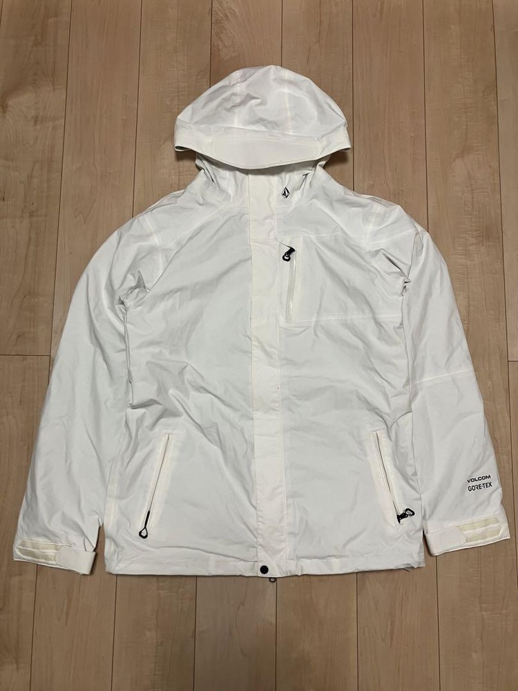 Volcom Snowboard Jacket Mens Size L White