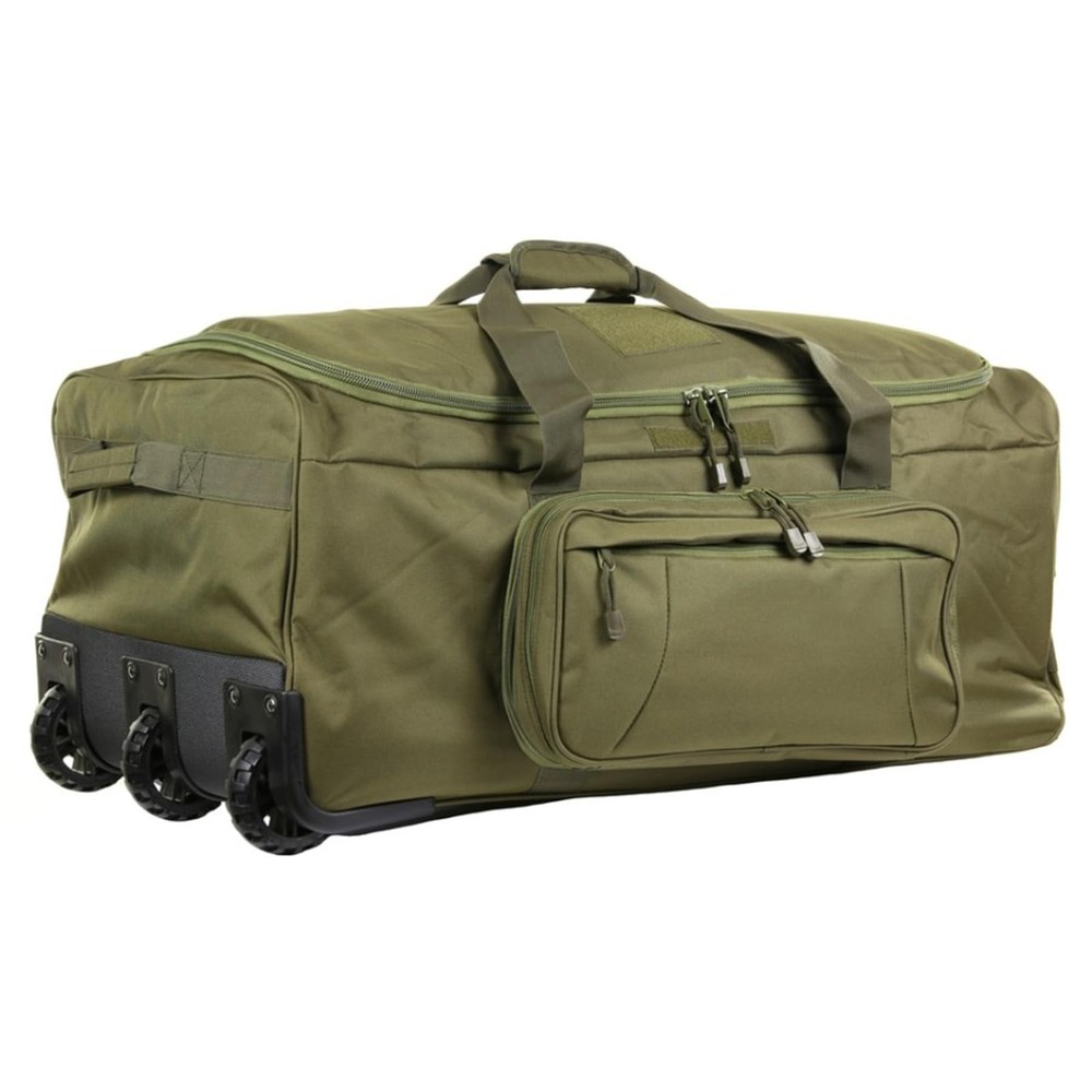 Travel Duffle Bag With Wheels Extra Large Rolling Duffel Bags for Tactical Mi...