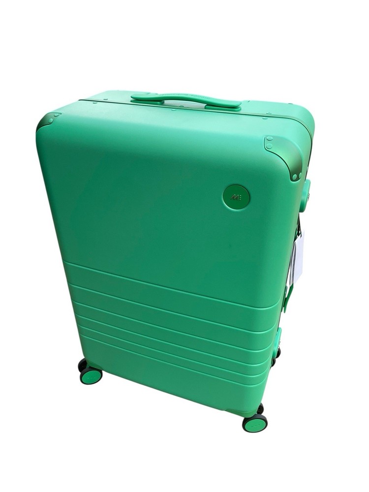 NIB Simon Miller Monos Jungle Green Medium Hybrid Check-In Suitcase Luxury