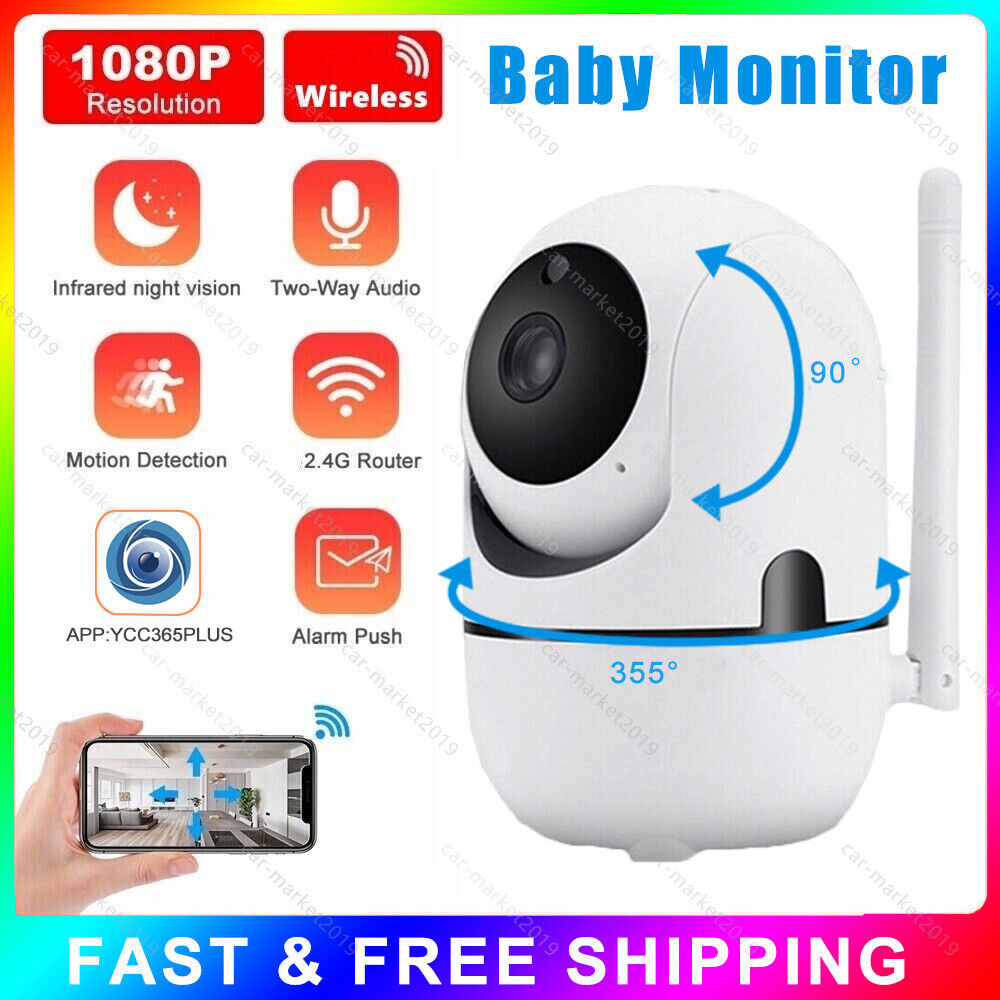 2MP 1080P FHD Wifi IP Security Camera Baby Monitor Smart Indoor CCTV PTZ Camera