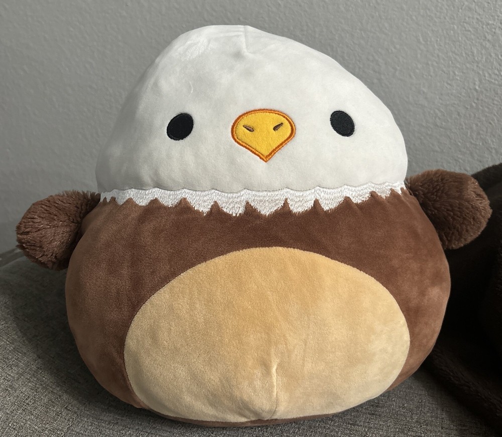 Squishmallow Kellytoy Plush Bird Squad Edward the Eagle 12