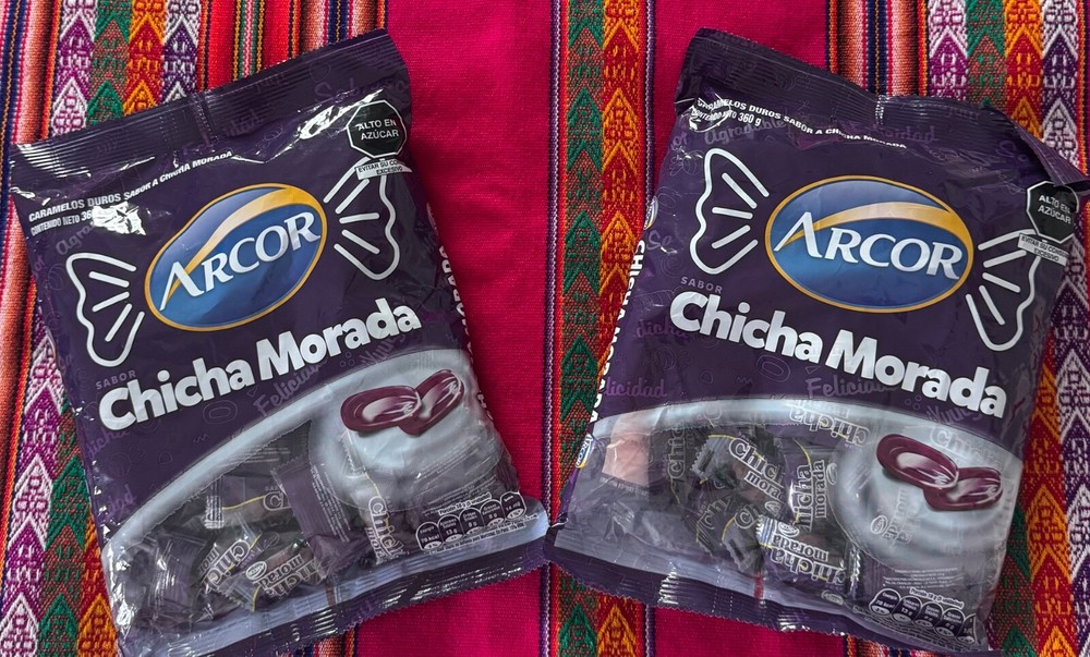 Chicha Morada Purple Corn Flavor Candies 720g by Arcor Made in Peru