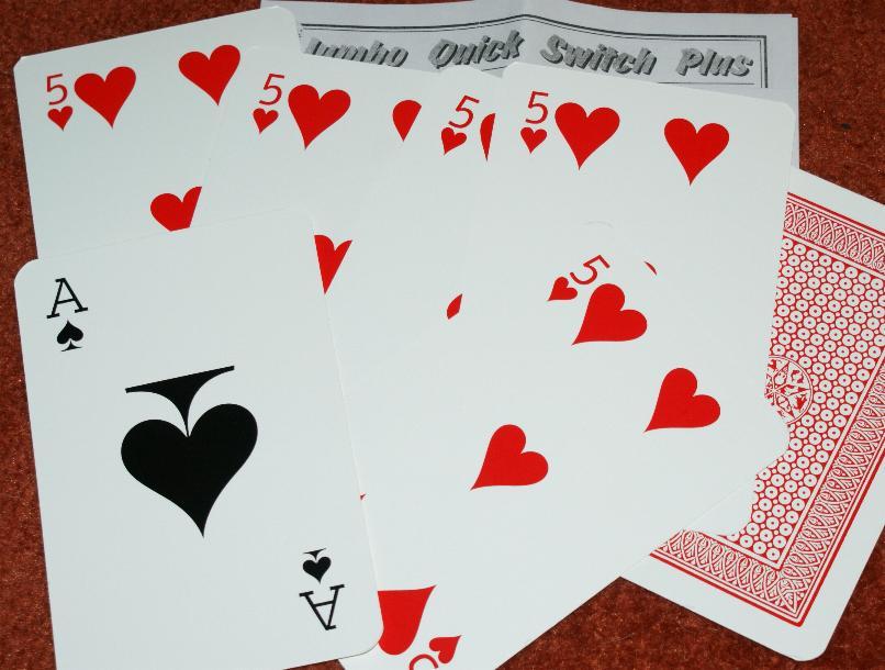 Jumbo Quick Switch card routines --early Tom Ogden creations, but bigger!   TMGS