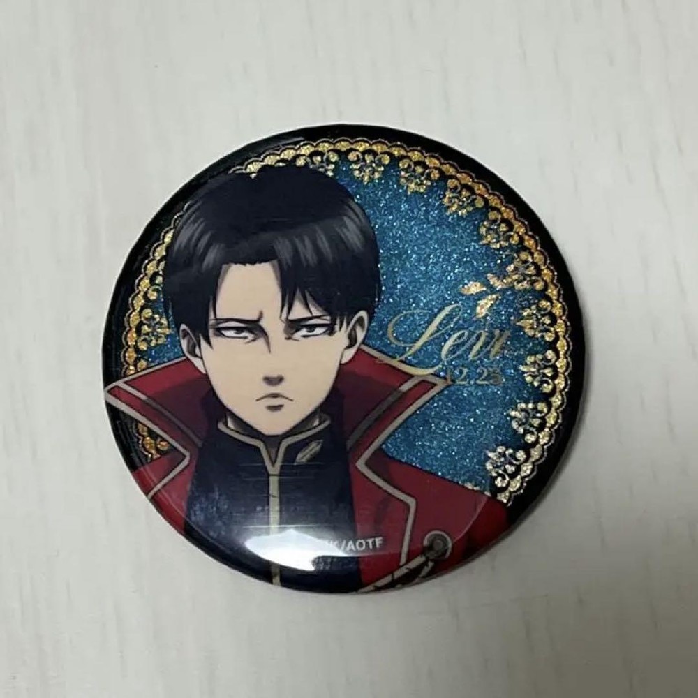 Karaoke Iron Man Can Badge Levi