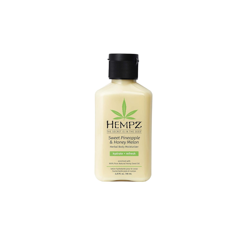 Sweet Pineapple & Honey Melon Moisturizing Skin Lotion, Hemp Seed Herbal