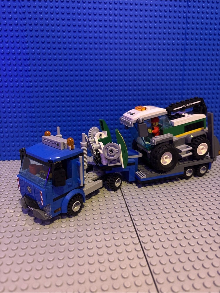 LEGO CITY Harvester Transport Truck Toy Set 60223 for Kids Ages 5+