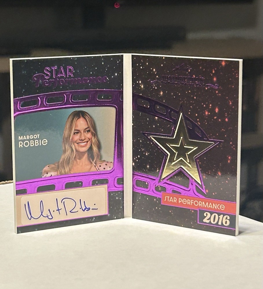 2024 Leaf History Book Pop Culture Margot Robbie Star Performance 2016 AUTO /10