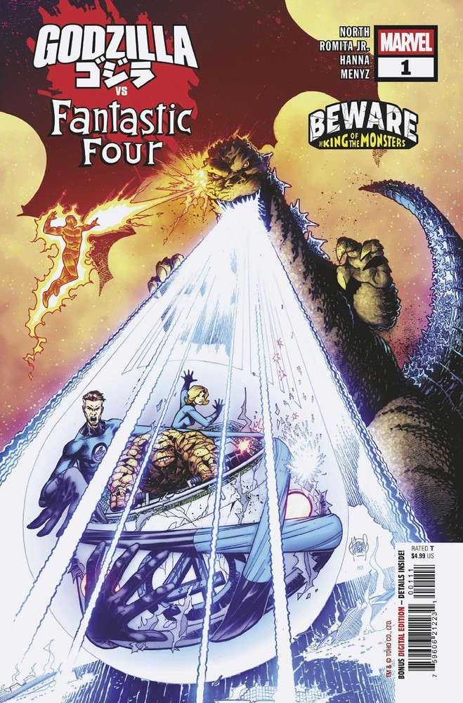 Godzilla Battles the Fantastic Four in Epic Showdown Issue 1