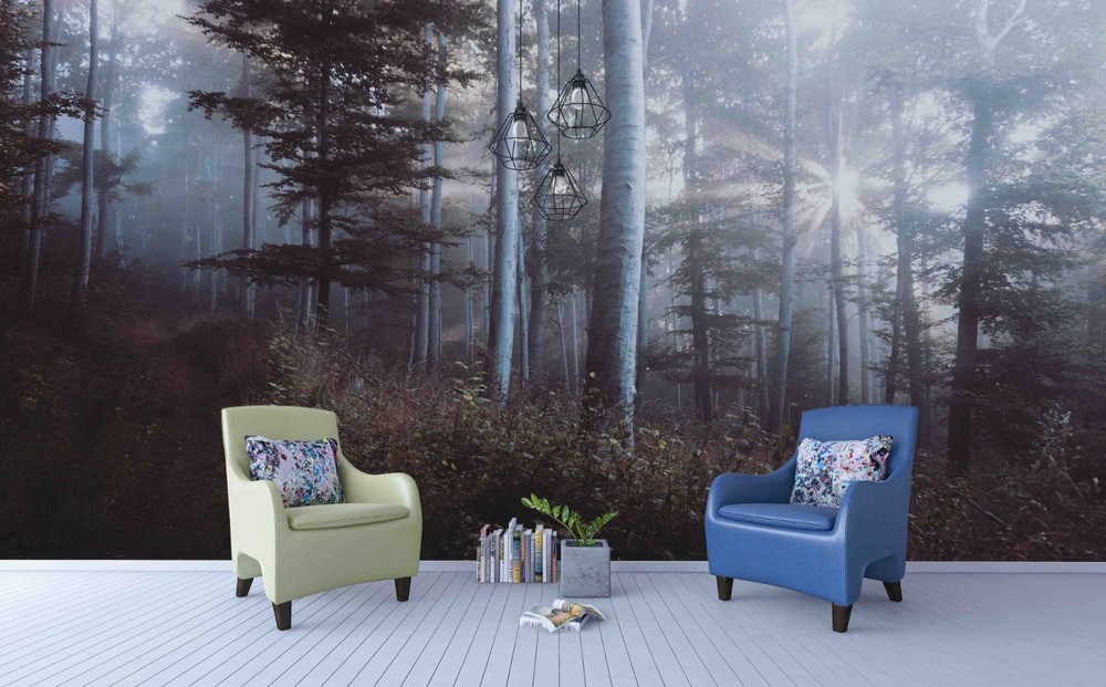 3D Forest Sunshine Landscape Wall Murals Wallpaper Murals Wall Sticker
