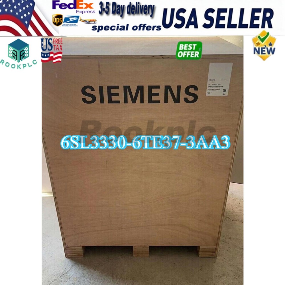New Siemens S120 RECTIFIER MODULE 6SL3 330-6TE37-3AA3 6SL3330-6TE37-3AA3