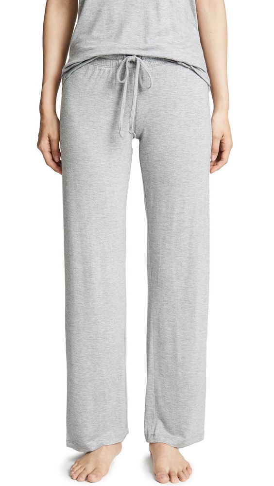 PJ Salvage Basic Long Pajama Pants in Soft Gray